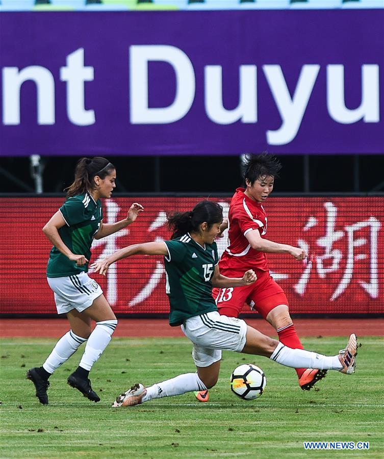 (SP)CHINA-DUYUN-FOOTBALL-INTERNATIONAL WOMEN'S YOUTH