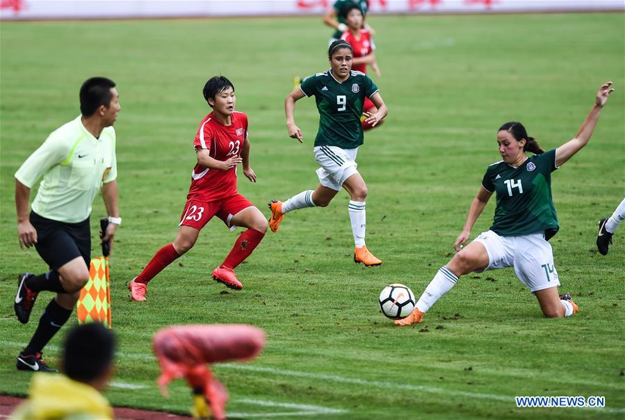 (SP)CHINA-DUYUN-FOOTBALL-INTERNATIONAL WOMEN'S YOUTH