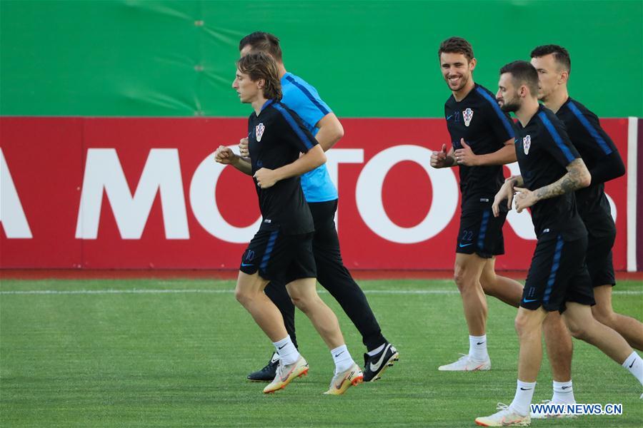 (SP)RUSSIA-MOSCOW-2018 WORLD CUP-CROATIA-TRAINING