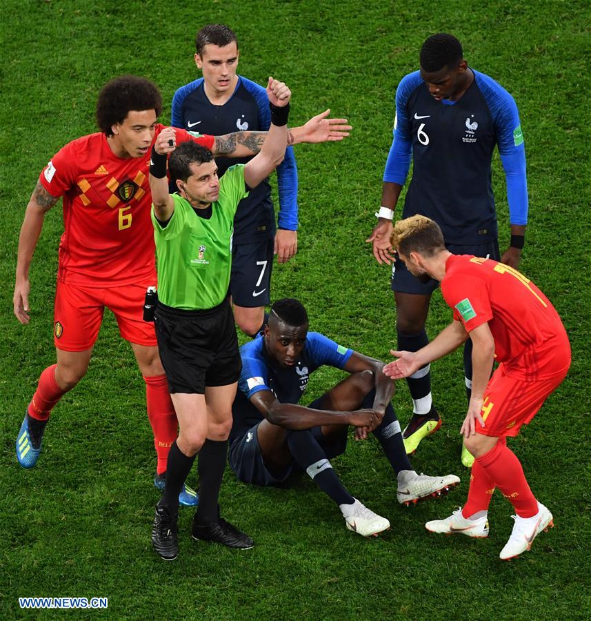 (SP)RUSSIA-SAINT PETERSBURG-2018 WORLD CUP-SEMIFINAL-FRANCE VS BELGIUM