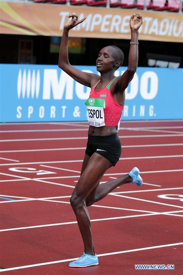 (SP)FINLAND-TAMPERE-ATHLETICS-IAAF WORLD U20-DAY 4