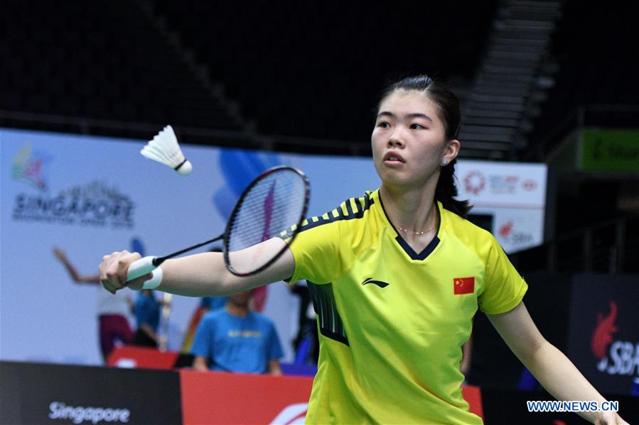 (SP)SINGAPORE-BADMINTON-SIGAPORE OPEN