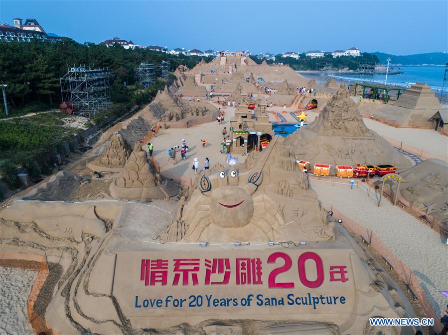 CHINA-ZHEJIANG-SAND SCULPTURE-FESTIVAL (CN)