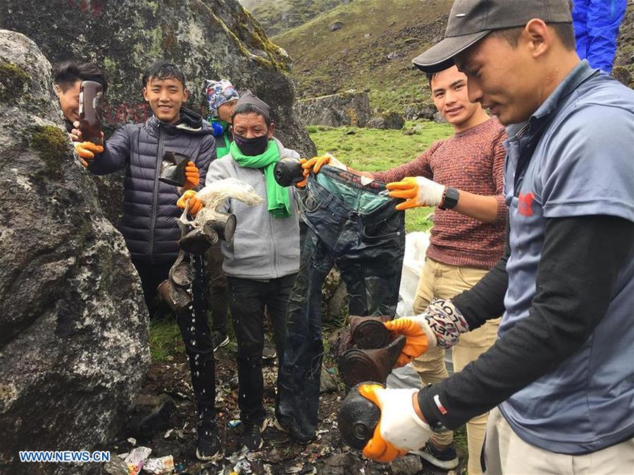 NEPAL-KATHMANDU-TOURISM-LANTANG REGION-CLEANING CAMPAIGN