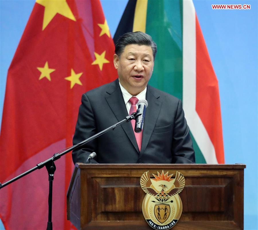 SOUTH AFRICA-PRETORIA-CHINA-XI JINPING-CYRIL RAMAPHOSA-DIALOGUE-OPENING CEREMONY