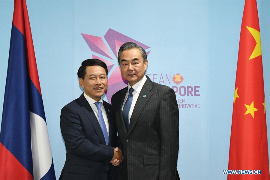 SINGAPORE-CHINA-LAOS-FM-MEET