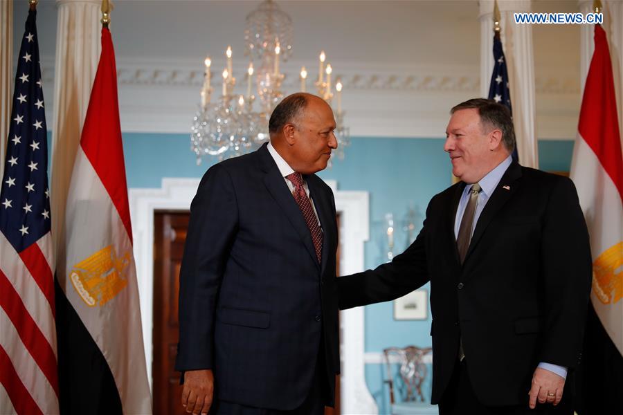 U.S.-WASHINGTON D.C.-SECRETARY OF STATE-EGYPT-FM-MEETING