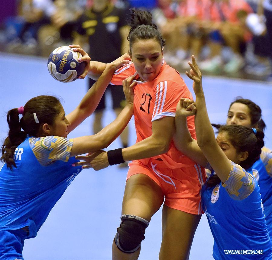 (SP)INDONESIA-JAKARTA-ASIAN GAMES-HANDBALL-INDIA VS KAZAKHSTAN