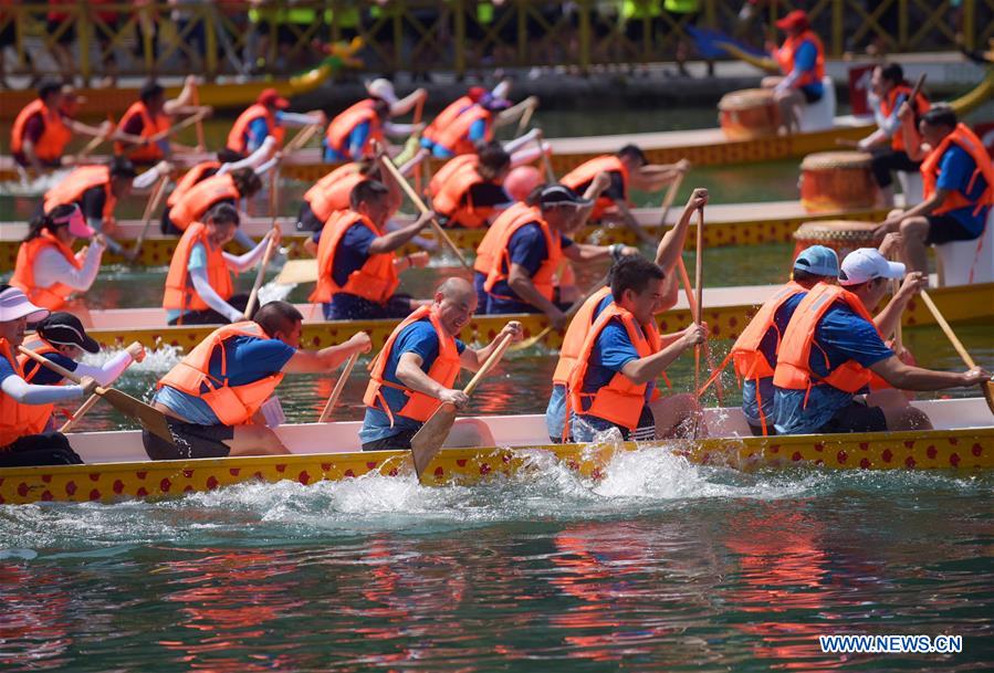 #CHINA-HUBEI-ENSHI-DRAGON BOAT CONTEST (CN)