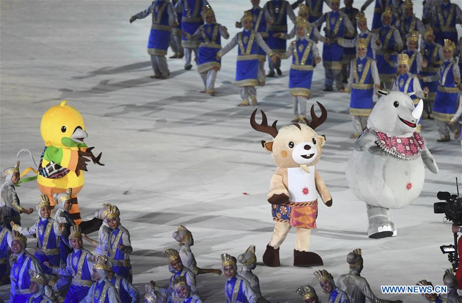 (SP)INDONESIA-JAKARTA-ASIAN GAMES-OPENING CEREMONY