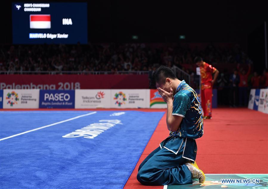 (SP)INDONESIA-JAKARTA-ASIAN GAMES-WUSHU-MEN’S CHANGQUAN