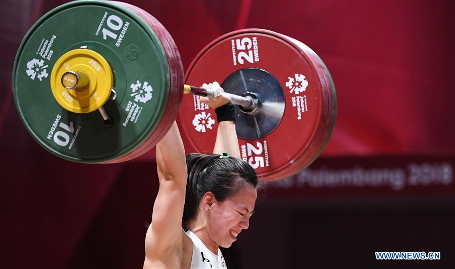 (SP)INDONESIA-JAKARTA-ASIAN GAMES-WEIGHTLIFTING