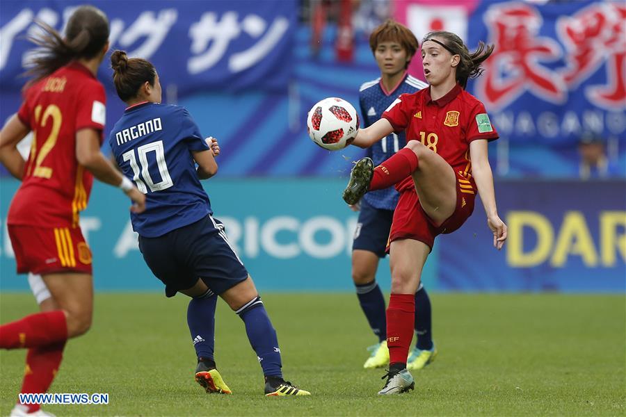 (SP)FRANCE-VANNES-SOCCER-FIFA U20 WOMEN'S WORLD CUP-FINAL-JAPAN VS SPAIN