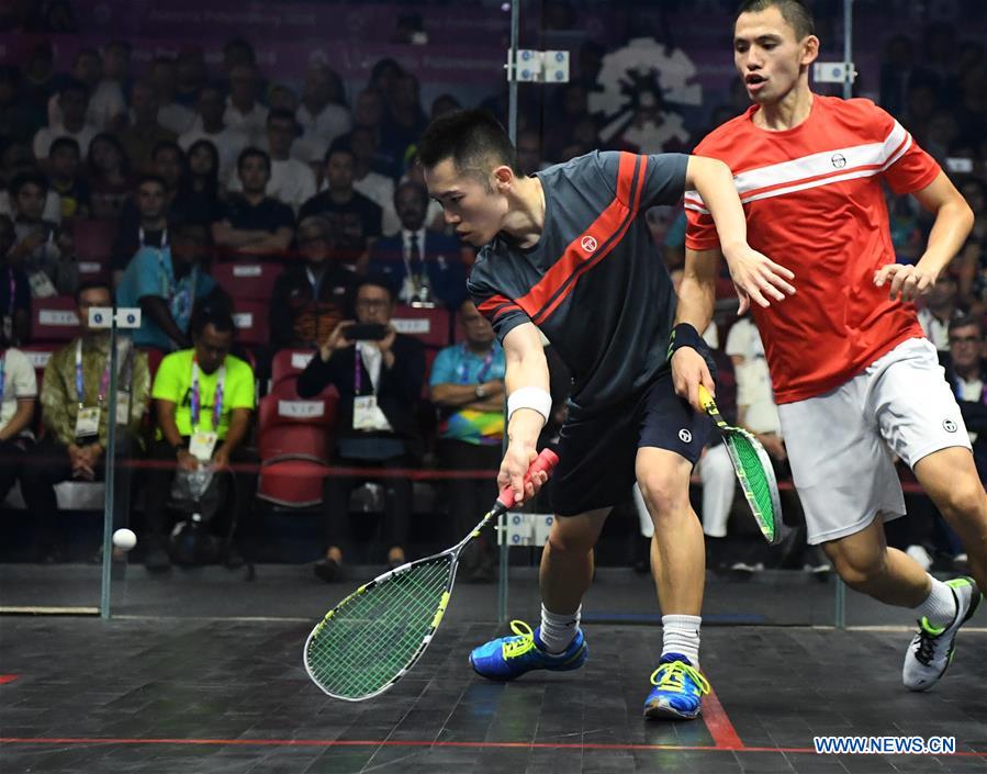 (SP)INDONESIA-JAKARTA-ASIAN GAMES-SQUASH