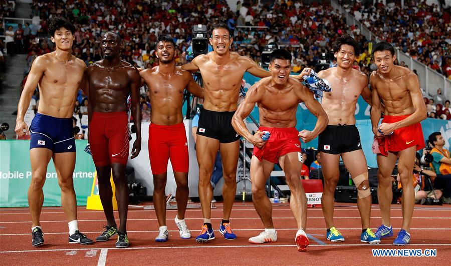 (SP)INDONESIA-JAKARTA-ASIAN GAMES-ATHLETICS-MEN'S DECATHLON