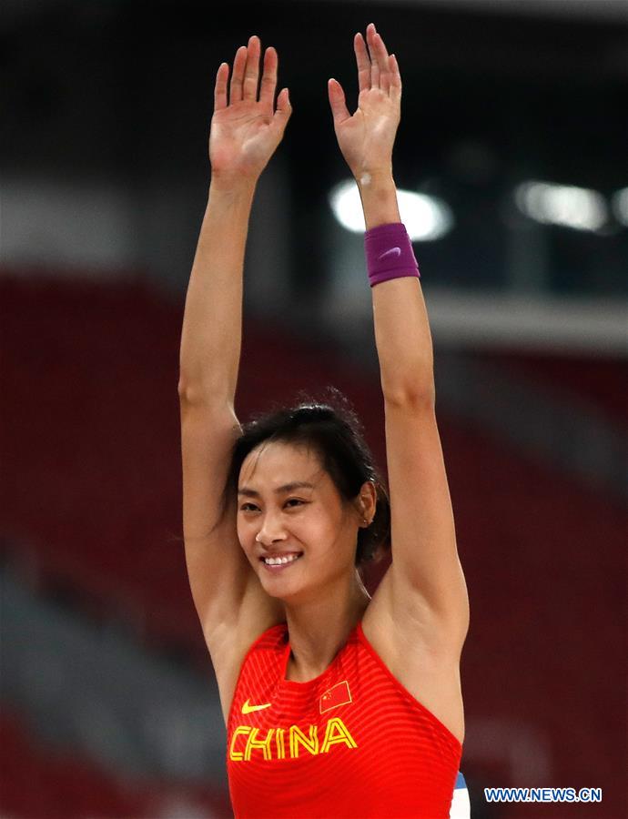 (SP)INDONESIA-JAKARTA-ASIAN GAMES-ATHLETICS-WOMEN'S POLE VAULT