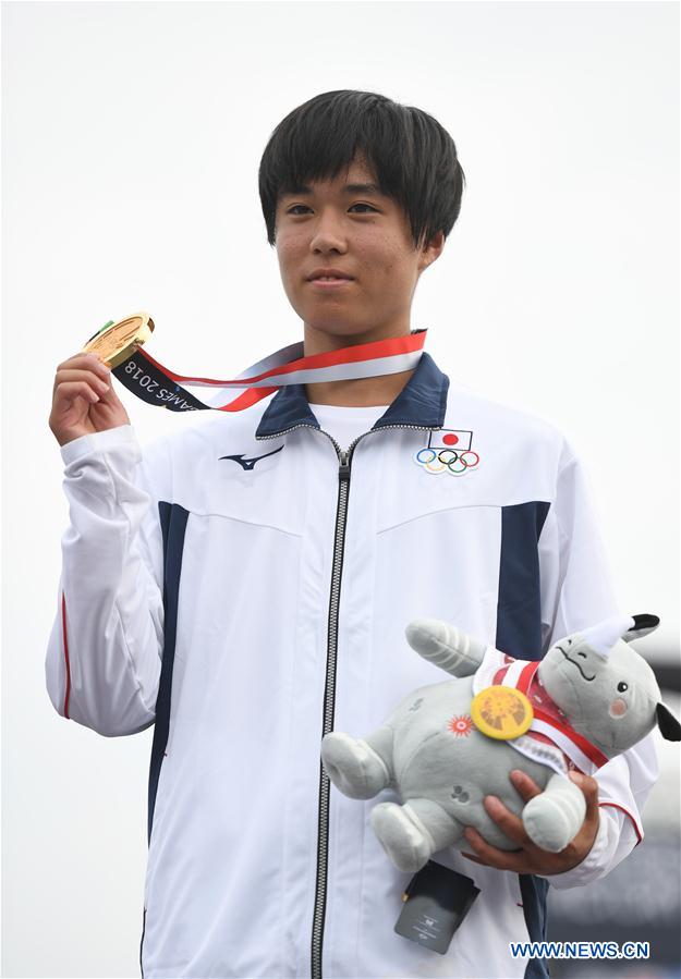 (SP)INDONESIA-PALEMBANG-ASIAN GAMES-SKATEBOARD