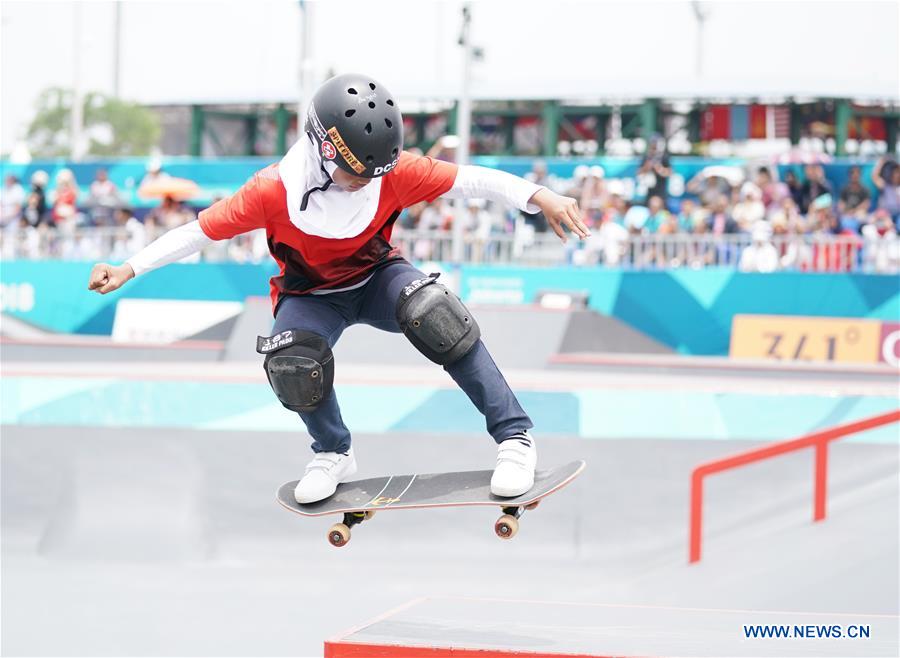 (SP)INDONESIA-PALEMBANG-ASIAN GAMES-SKATEBOARD