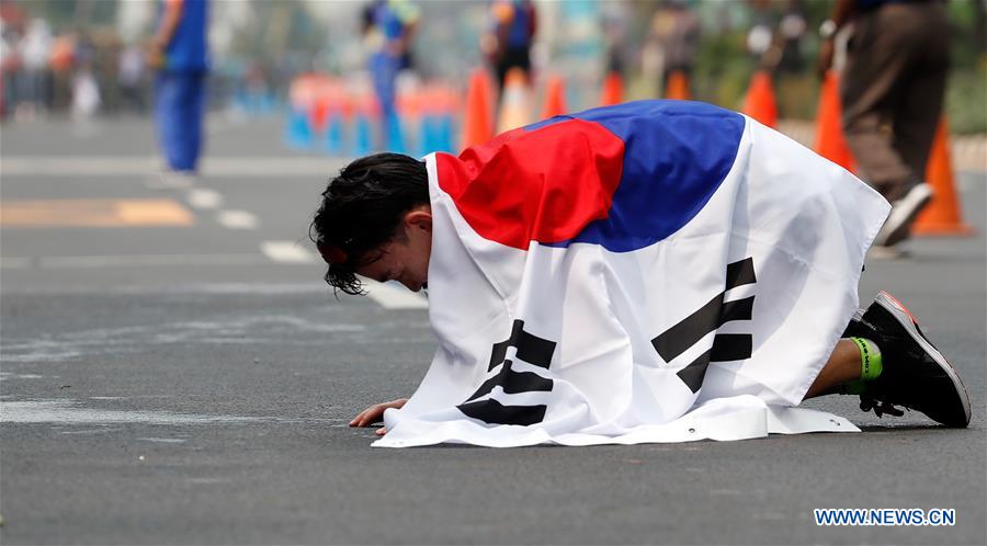 (SP)INDONESIA-JAKARTA-ASIAN GAMES-ATHLETICS-MEN'S 50KM WALK