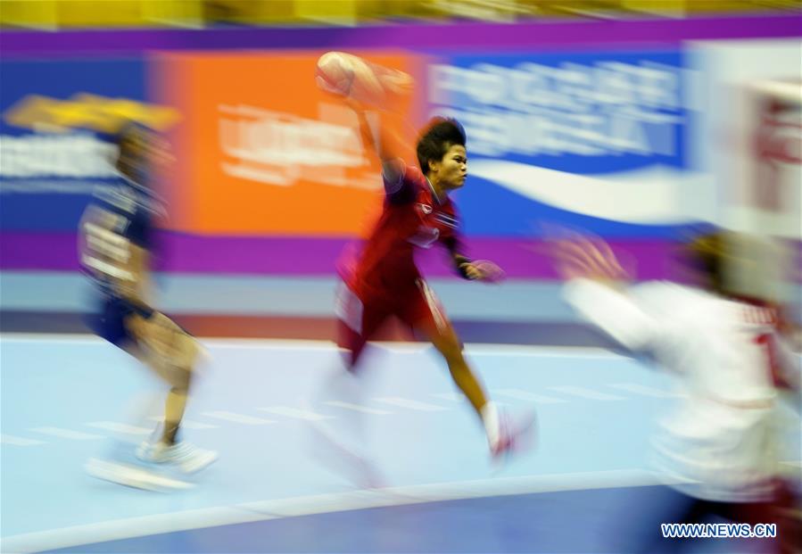 (SP)INDONESIA-JAKARTA-ASIAN GAMES-HANDBALL-WOMEN'S