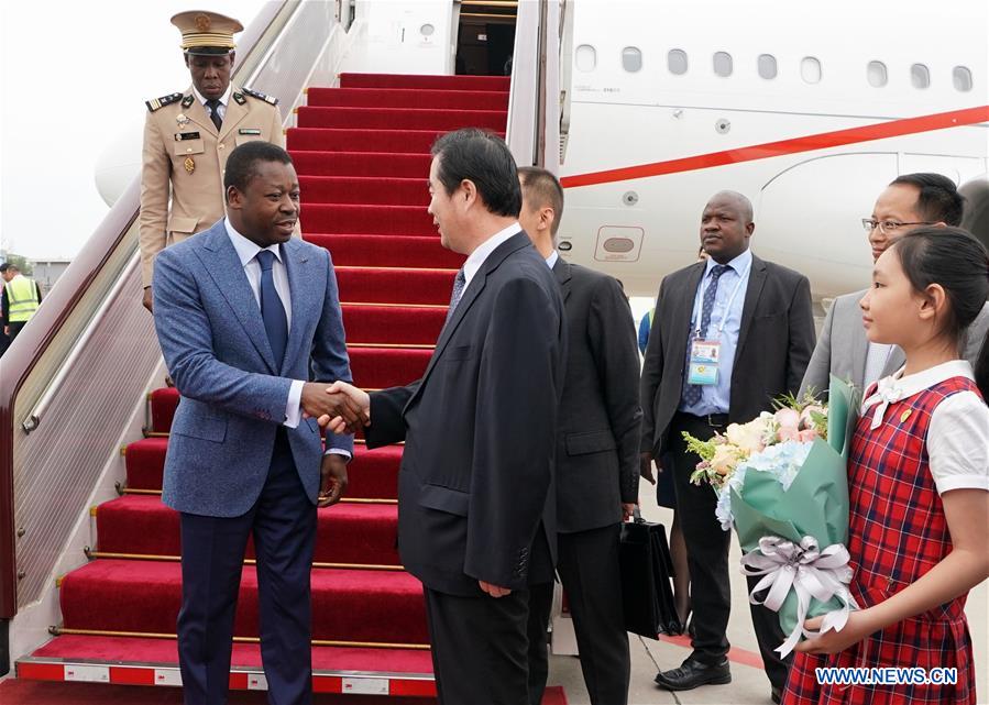 CHINA-BEIJING-TOGOLESE PRESIDENT-ARRIVAL (CN)