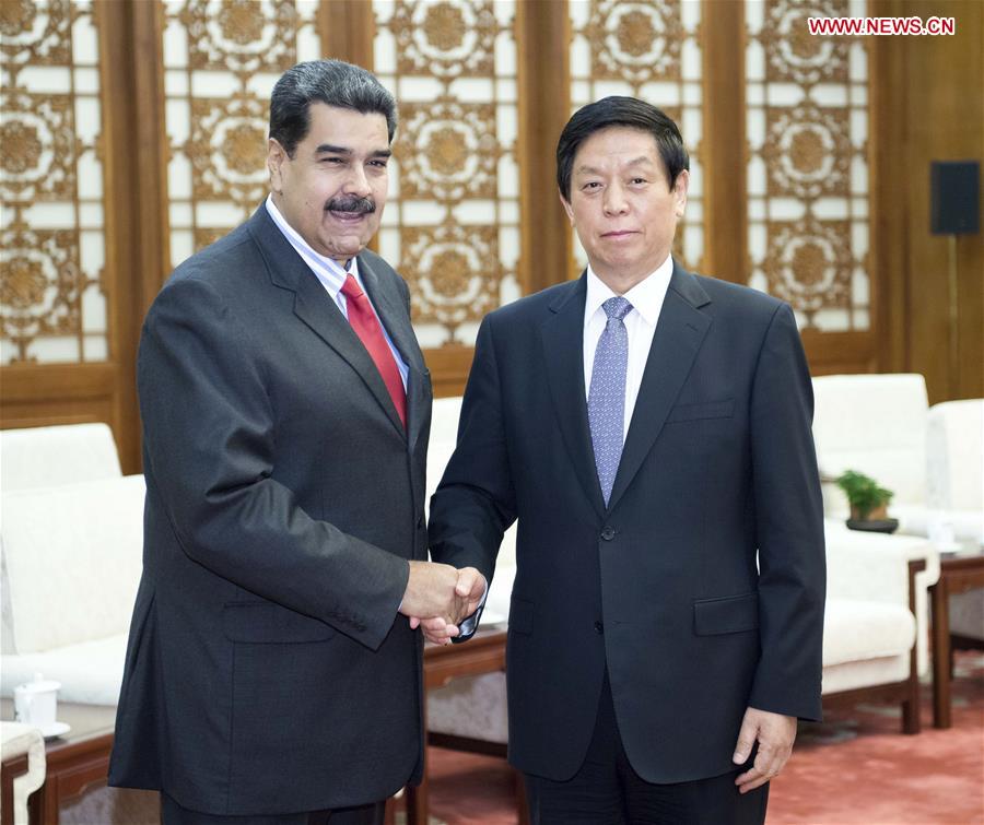 CHINA-BEIJING-LI ZHANSHU-VENEZUELA-MADURO-MEETING (CN)