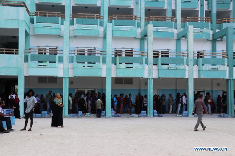 MALDIVES-HULHUMALE-PRESIDENTIAL ELECTION-VOTE