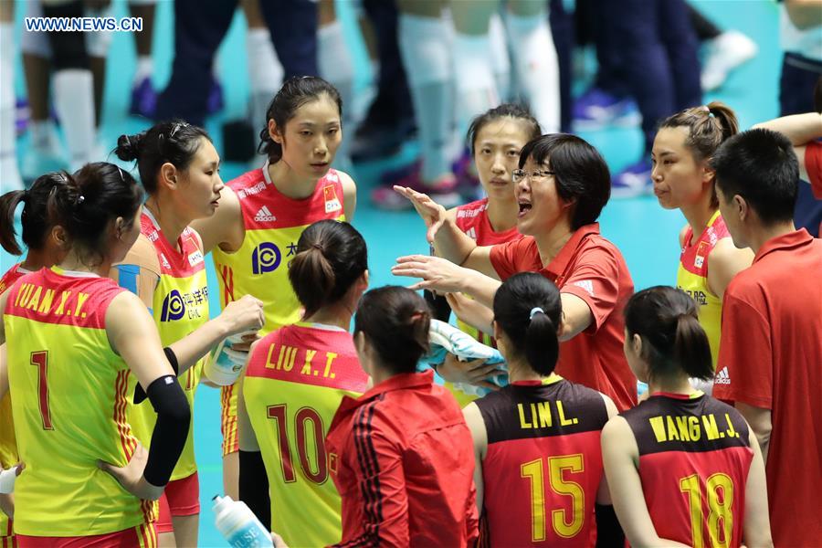 (SP)JAPAN-SAPPORO-VOLLEYBALL-WOMEN'S WORLD CHAMPIONSHIP-CHINA VS ITALY