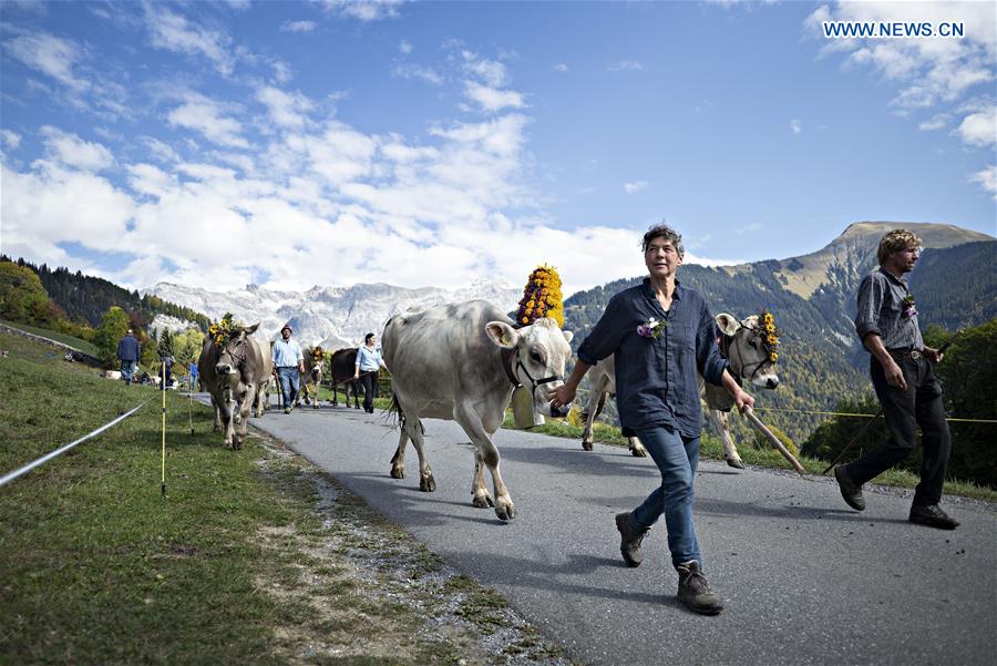 SWITZERLAND-SEEWIS-DESALPE-FESTIVAL 