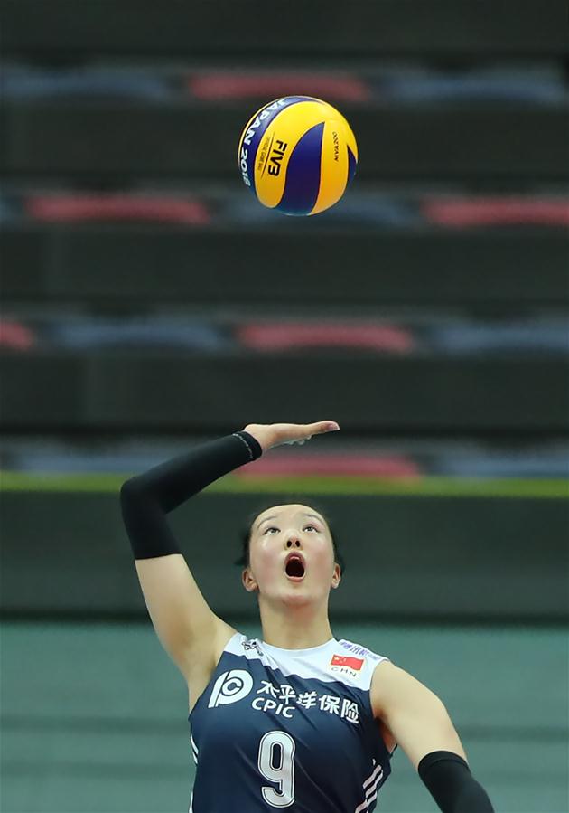 (SP)JAPAN-OSAKA-VOLLEYBALL-WOMEN'S WORLD CHAMPIONSHIP-CHINA VS AZERBAIJAN