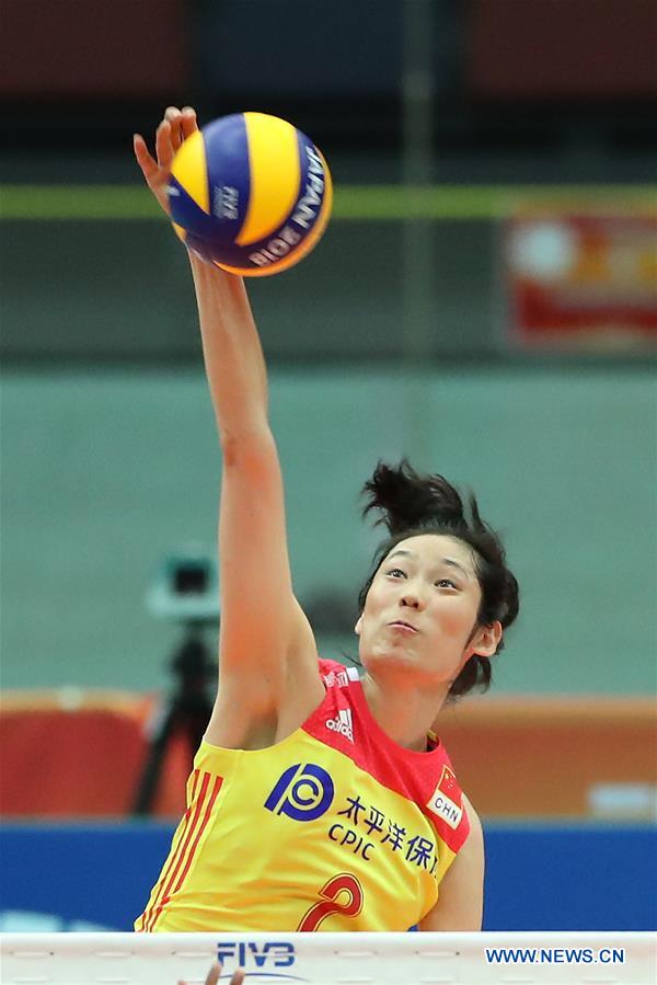 (SP)JAPAN-OSAKA-VOLLEYBALL-WOMEN'S WORLD CHAMPIONSHIP-CHINA VS US