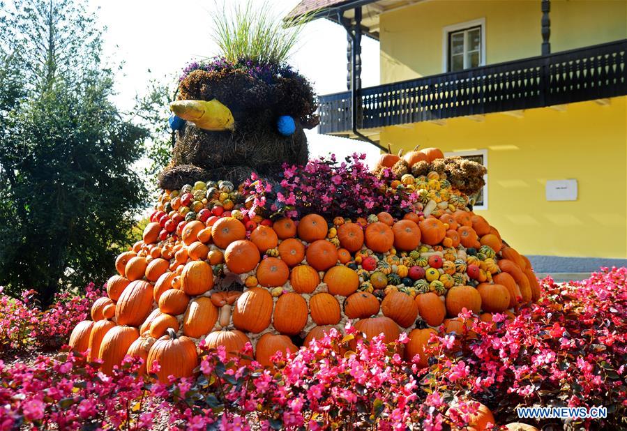 SLOVENIA-LJUBLJANA-FUNNY PUMPKIN EXHIBITION