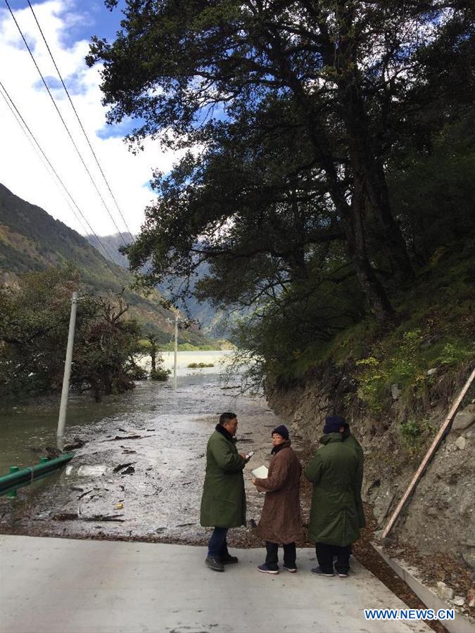 CHINA-TIBET-LANDSLIDE-BARRIER LAKE (CN)