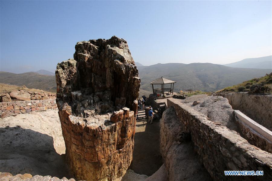 GREECE-LESVOS ISLAND-GEOPARK