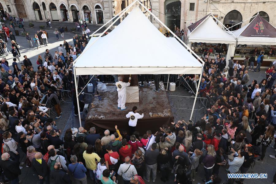 ITALY-PERUGIA-CHOCOLATE FESTIVAL