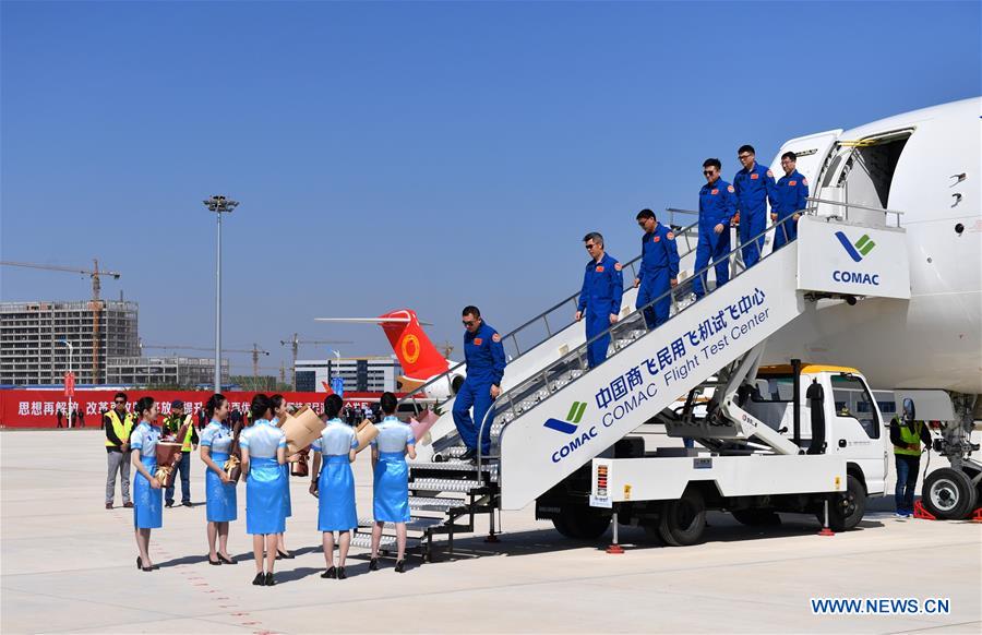 CHINA-JIANGXI-C919 PLANES-TEST (CN)