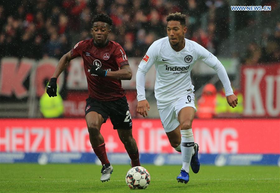 (SP)GERMANY-NURNBERG-SOCCER-BUNDESLIGA-NURNBERG VS FRANKFURT