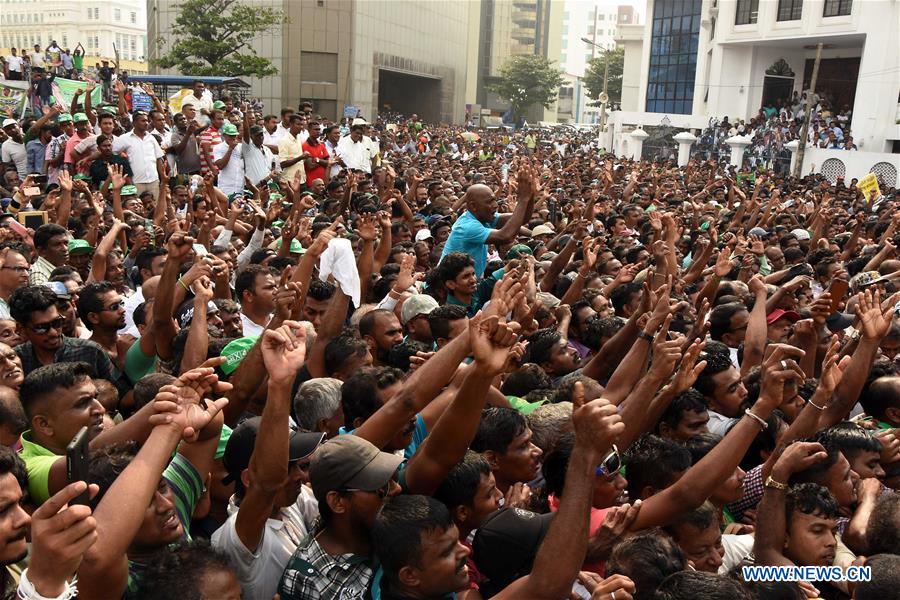 SRI LANKA-COLOMBO-PROTEST