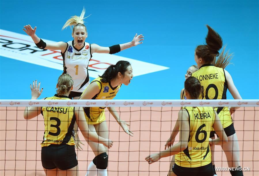 (SP)TURKEY-ANKARA-VOLLEYBALL-TURKISH SUPER CUP-VAKIFBANK VS ECZACIBASI