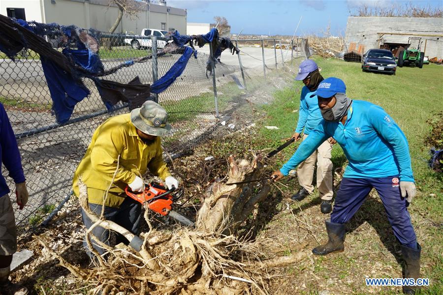 NORTHERN MARIANA ISLANDS-SAIPAN-TYPHOON-RECONSTRUCTION