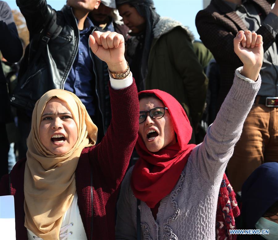 AFGHANISTAN-KABUL-PROTEST