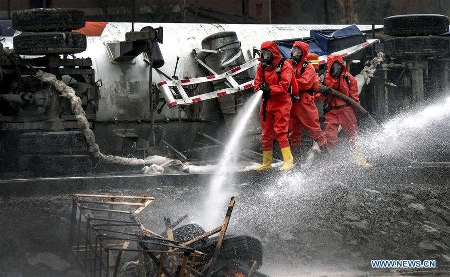 CHINA-SHAANXI-HAZARDOUS CHEMICALS-EXERCISE (CN)