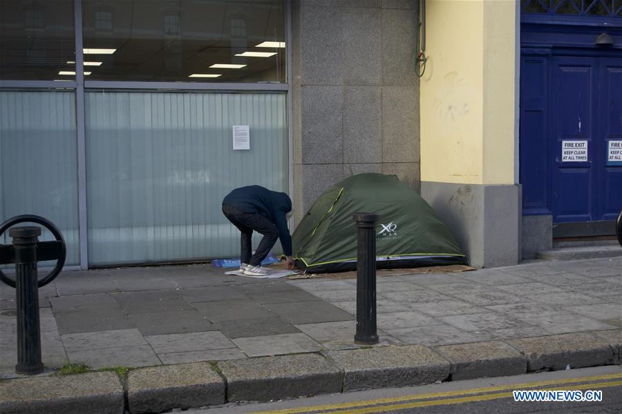 IRELAND-DUBLIN-HOMELESS PEOPLE