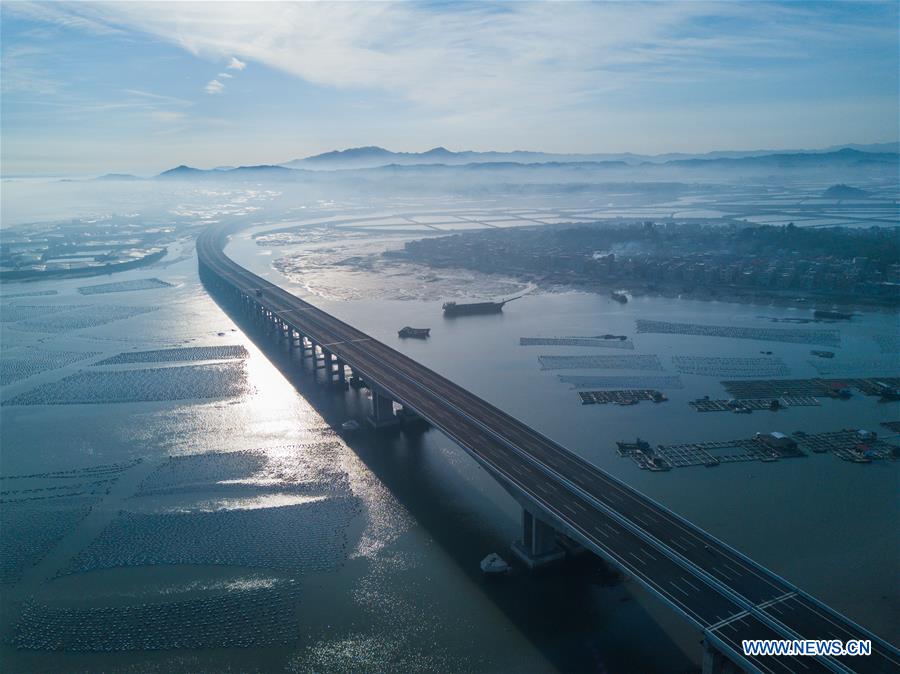 CHINA-FUJIAN-ZHANGPU COUNTY-CROSS-SEA BRIDGE (CN)