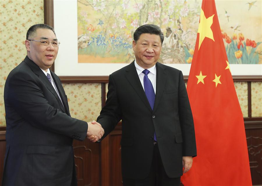 CHINA-BEIJING-XI JINPING-MACAO SAR CHIEF EXECUTIVE-MEETING (CN)