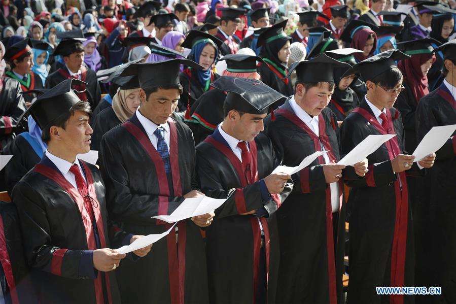 AFGHANISTAN-BAMYAN-UNIVERSITY STUDENTS-GRADUATION CEREMONY