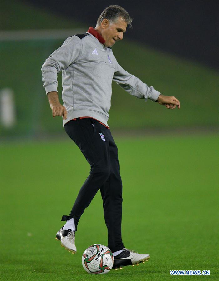 (SP)QATAR-DOHA-FOOTBALL-IRAN-TRAINING SESSION