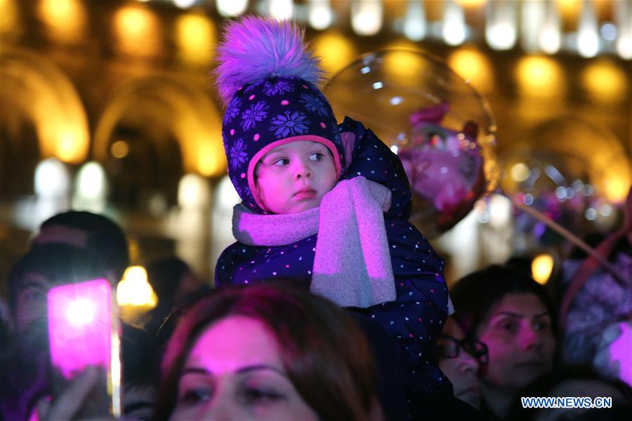 ARMENIA-YEREVAN-CHRISTMAS TREE-LIGHTING CEREMONY