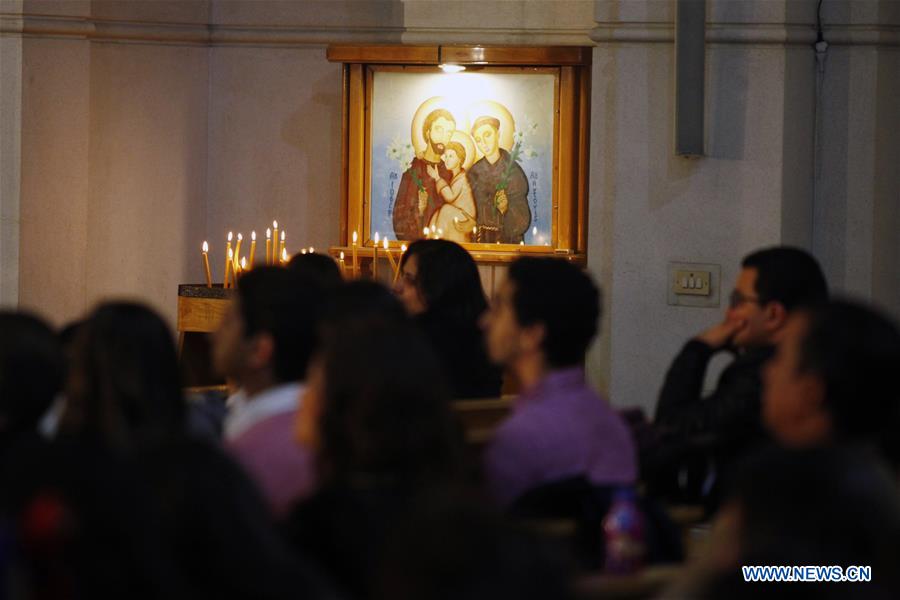 EGYPT-CAIRO-CHRISTIAN-CHRISTMAS EVE-MASS