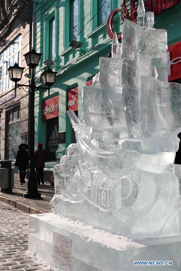 CHINA-HARBIN-ICE SCULPTURE-COMPETITION (CN)